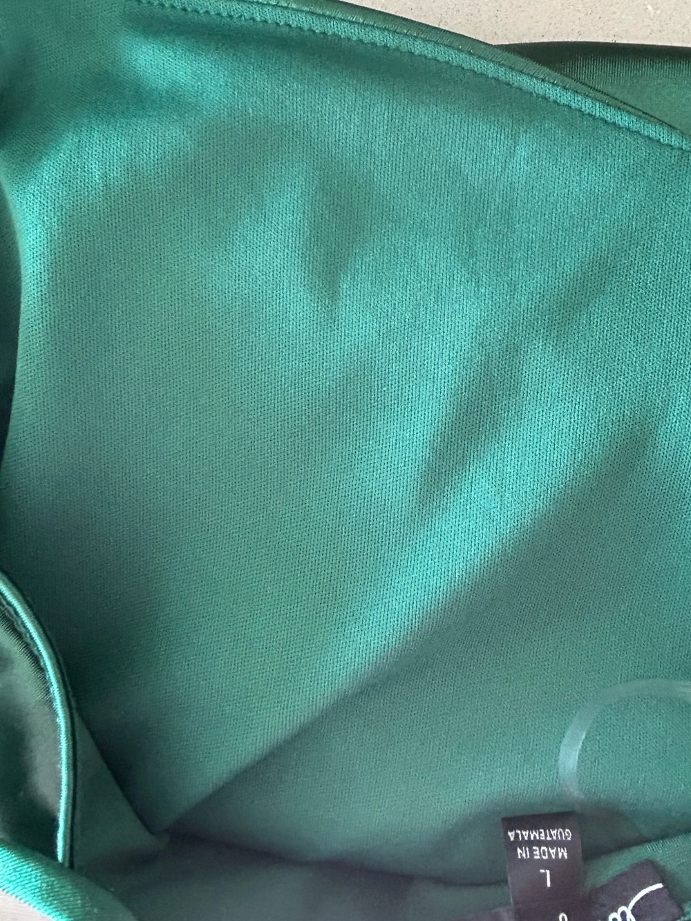 Emerald green evening gown sz L - Picture 8 of 15